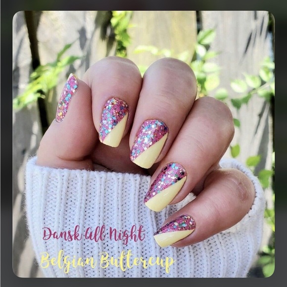 NEW Color Street: Belgium Buttercup & Dansk All Night • Nail Polish Strips - Picture 1 of 5